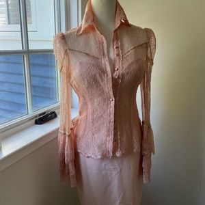 Vintage Bebe Lace Blouse